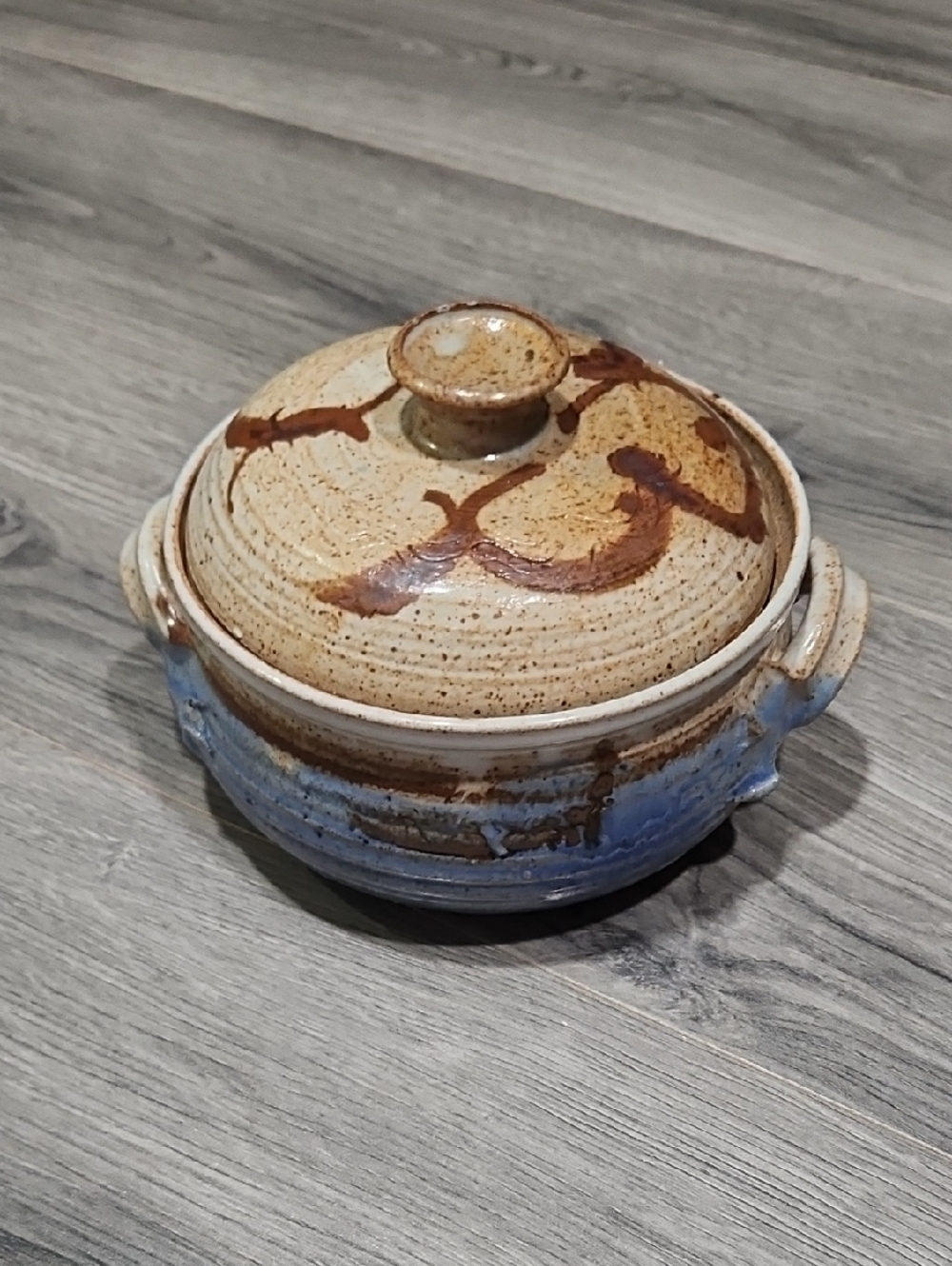 Vintage Agnes Stark Small Casserole Studio Pottery
